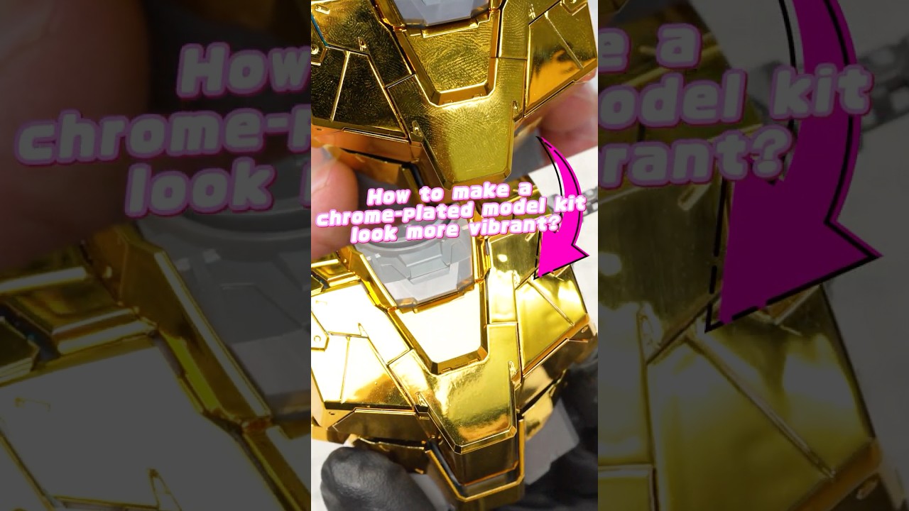 How to make a chrome-plated model kit look more vibrant?
