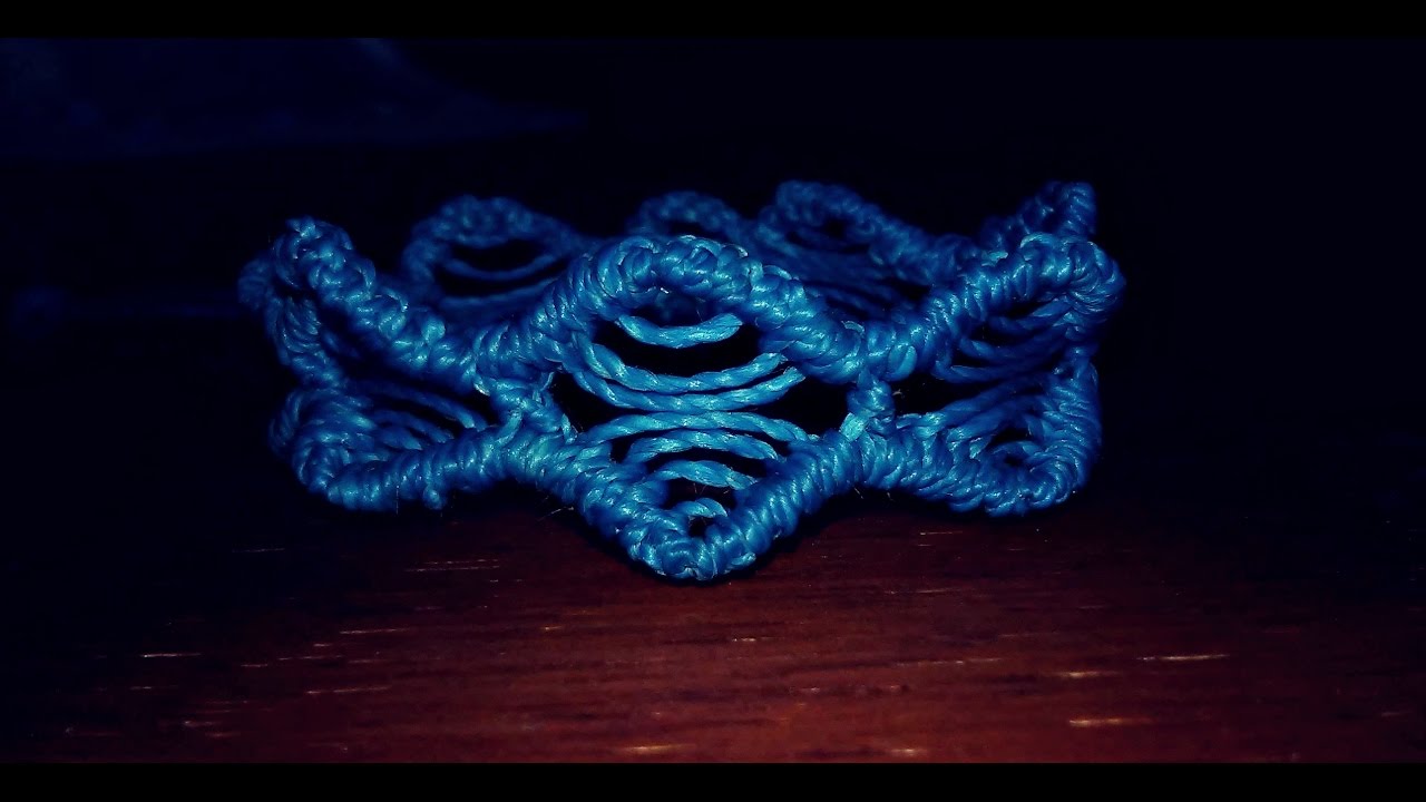 Macrame bracelet tutorial easy(Tutorial pulseira macrame)