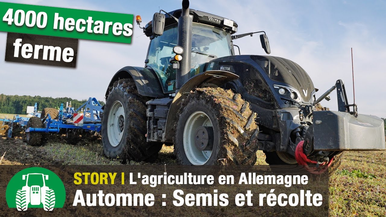 Agriculture Machern | Reportage agricole | 4 000 hectares | Tracteurs série S Valtra