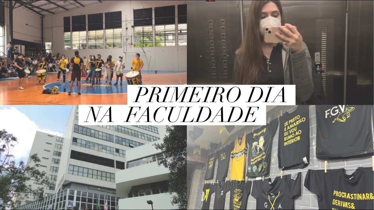 PRIMEIRO DIA DE AULA NA FGV :)