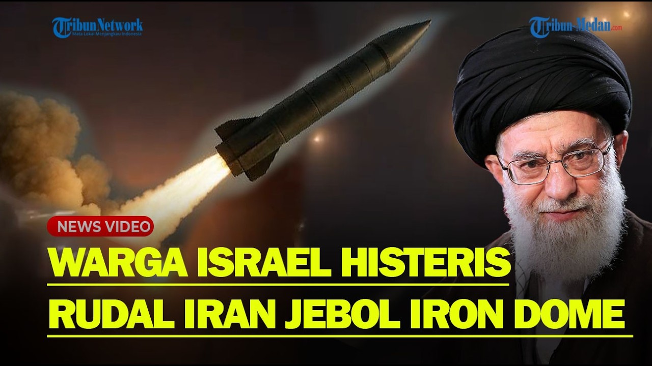 MELEDAK DAHSYAT❗ Detik-detik Langit Israel Dihujani Rudal Iran, Iron Dome Jebol Bombardir Perkotaan