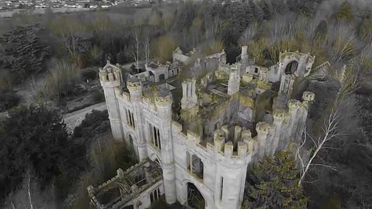 Crawford Priory Cupar Fife Scotland Aerial View