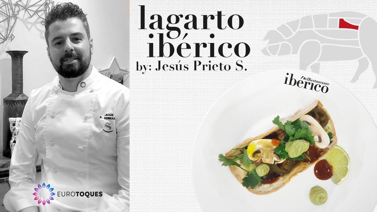 Tacos de #LagartoIbérico adobados con cebolleta, tomate, rúcula y aguacate - Jesús Prieto