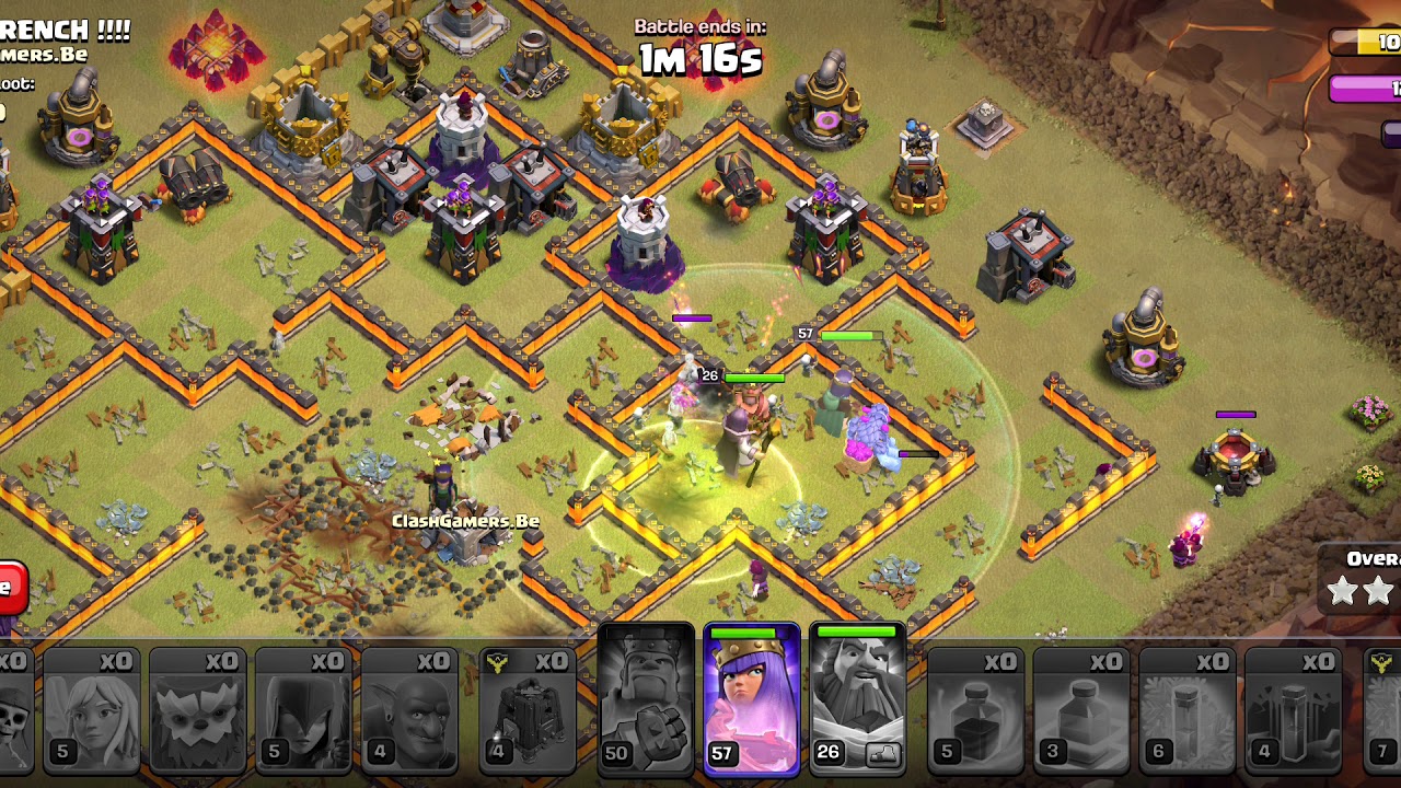 Clash of clans : Yetibowitch attack