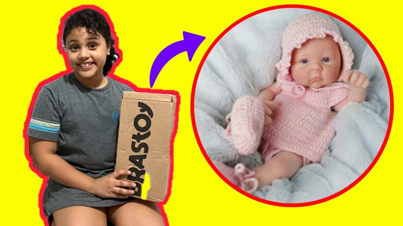Unboxing Bebê Reborn: Conhecendo Minha Boneca de Silicone Sólido