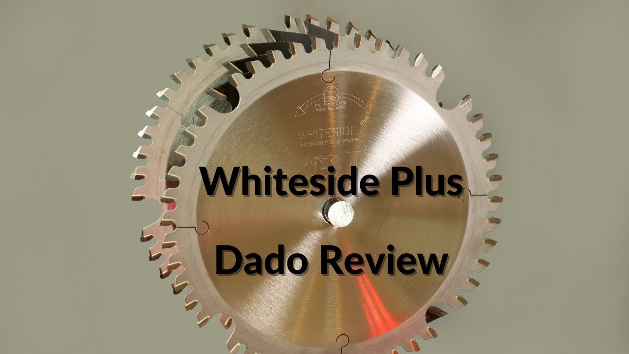 Whiteside Plus Dado Blade Review and Demo / Woodworking Blades Dado Stack / Set for Tablesaw 8