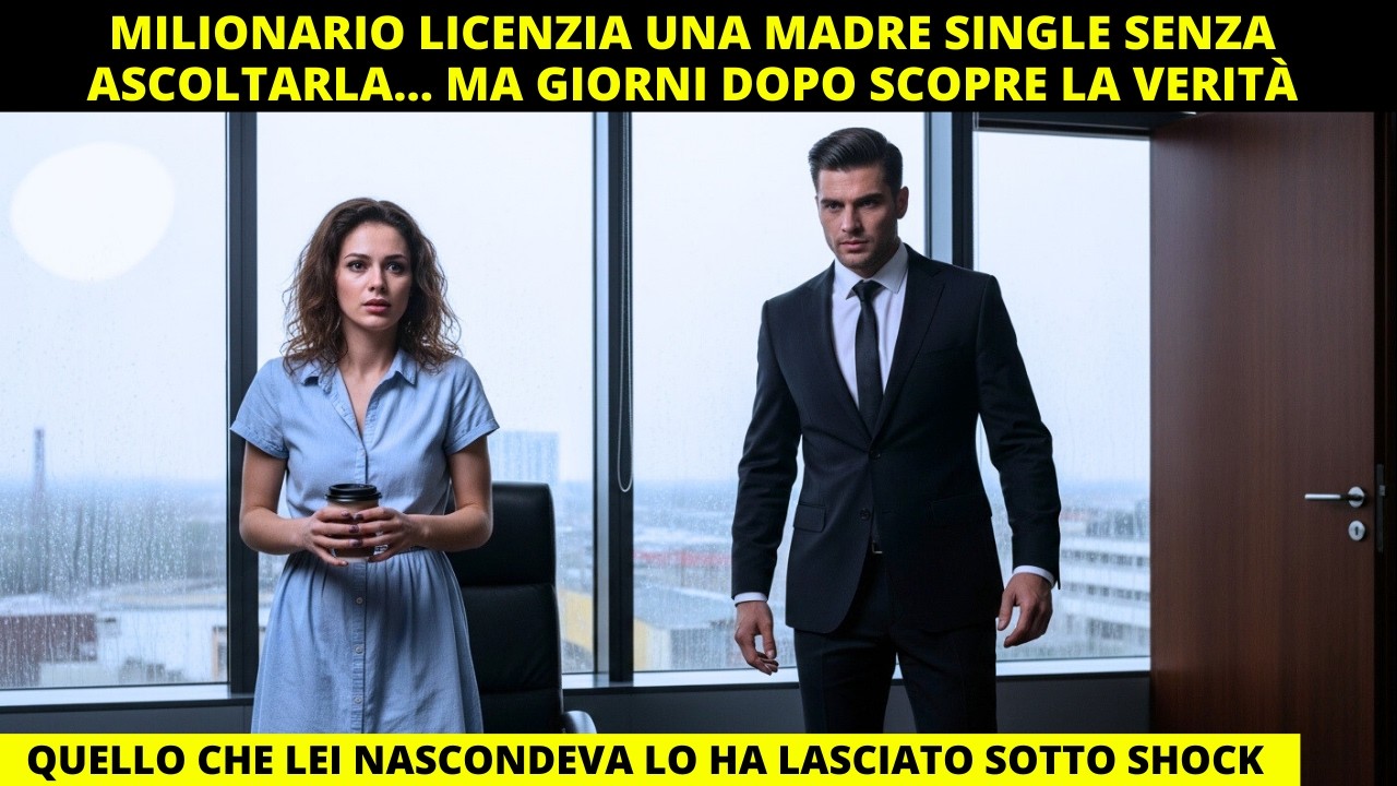 MILIONARIO LICENZIA UNA MADRE SINGLE SENZA ASCOLTARLA… MA GIORNI DOPO SCOPRE LA VERITÀ