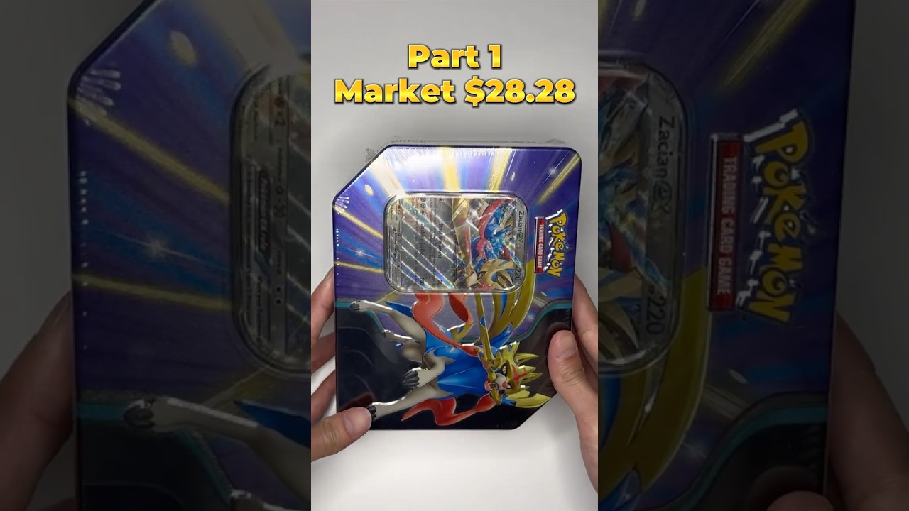 Slashing Legends Tin Zacian ex Parks Opening Part 1 #pokemoncardsopening   #pokemontcg