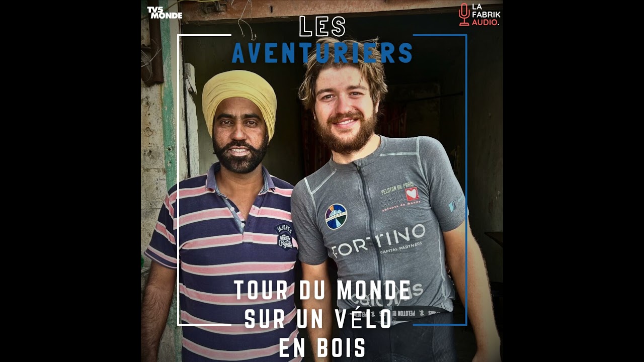 Le premier tour du monde sur un vélo en bois