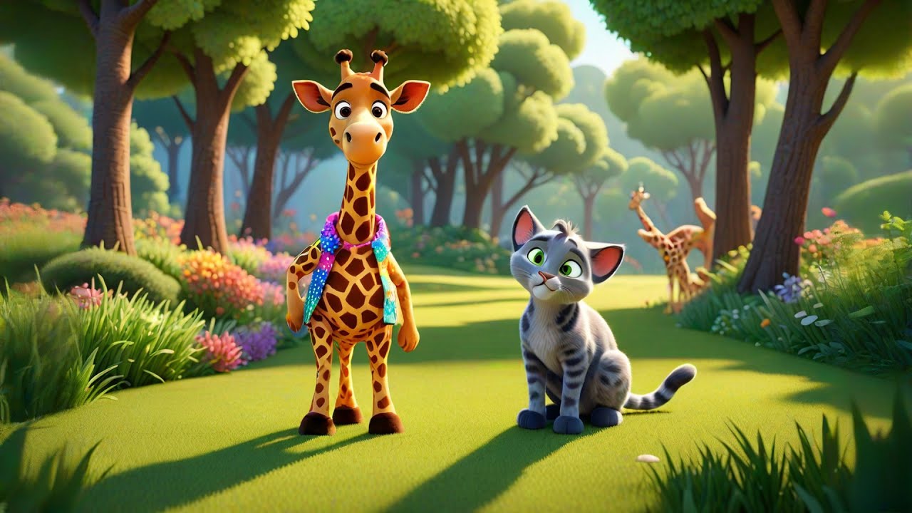 The Giraffe Wore My Pajamas 🦒😴 | Silly Nursery Rhyme for Kids