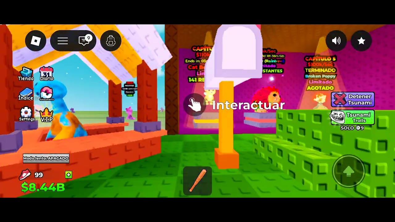 Jugando escapa del tsunami por personaje puppy playtime 