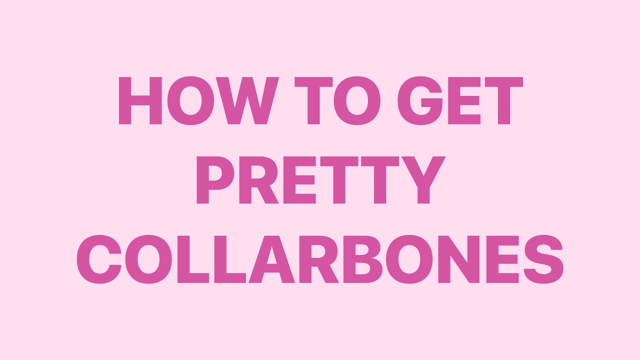 HOW TO GET PRETTY COLLARBONES IN 3MIN//COLLARBONES EXERCISES//VISIBLE CLAVICLE BONES TUTORIAL
