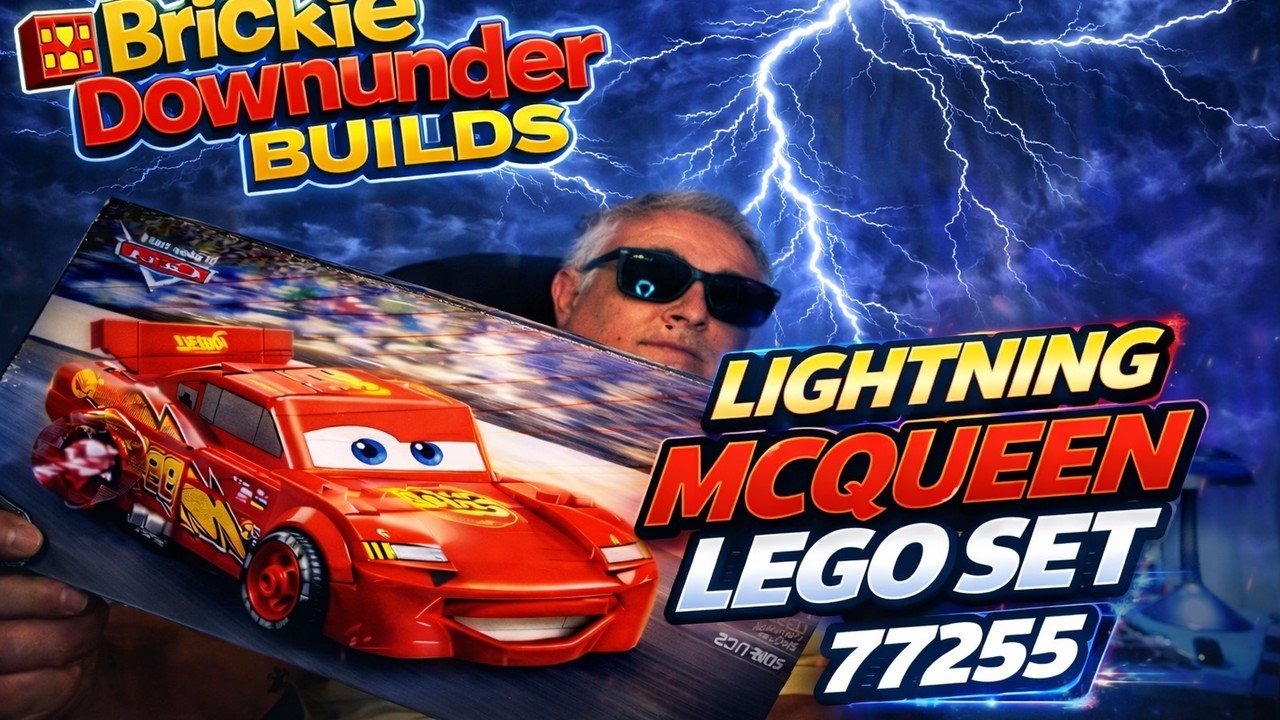 Brickie Downunder Lego Build  Lightning McQueen 77255 – Worth It?! 🚗⚡