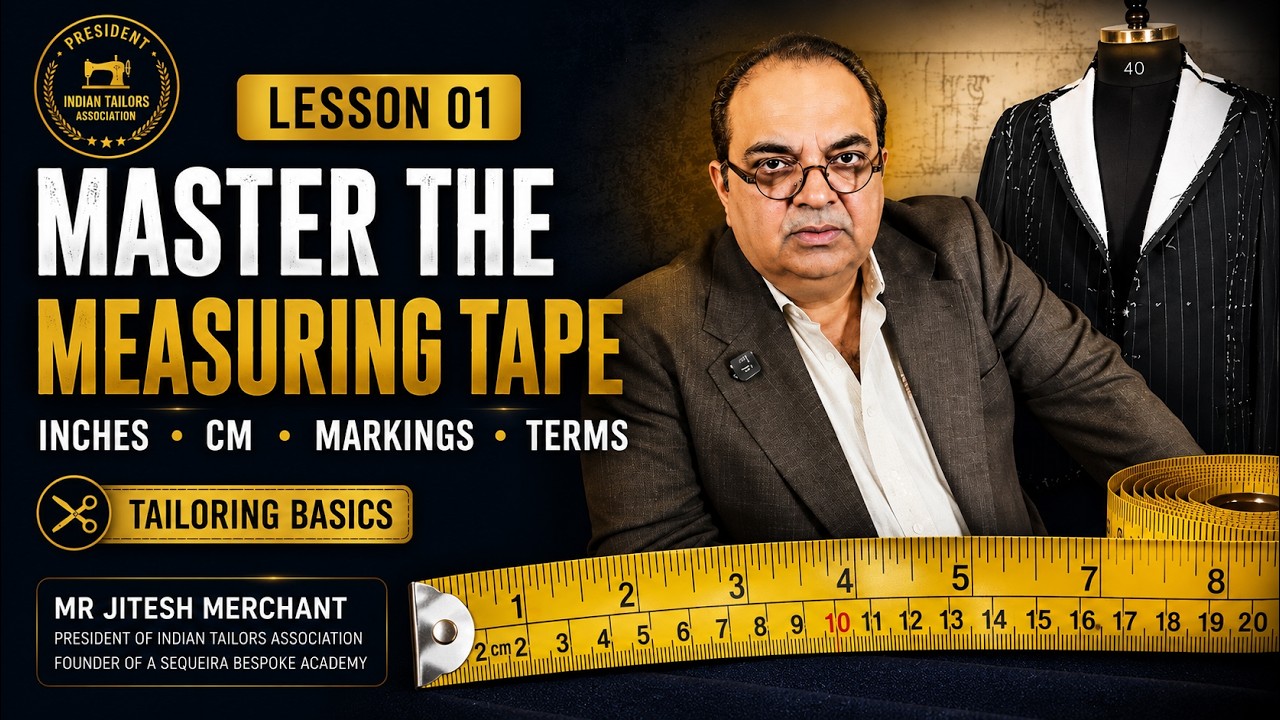 Master the Measuring Tape for Tailoring | A. Sequeira Bespoke Academy | Jitesh Merchant
