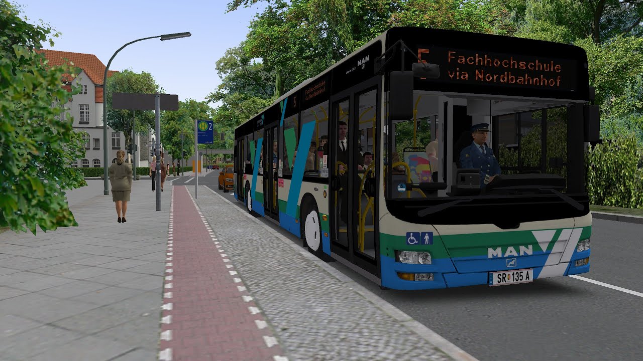 Neue Linie und ein besonderes Fahrzeug | Städtedreieck Modded - Linie 5 | OMSI 2 #265