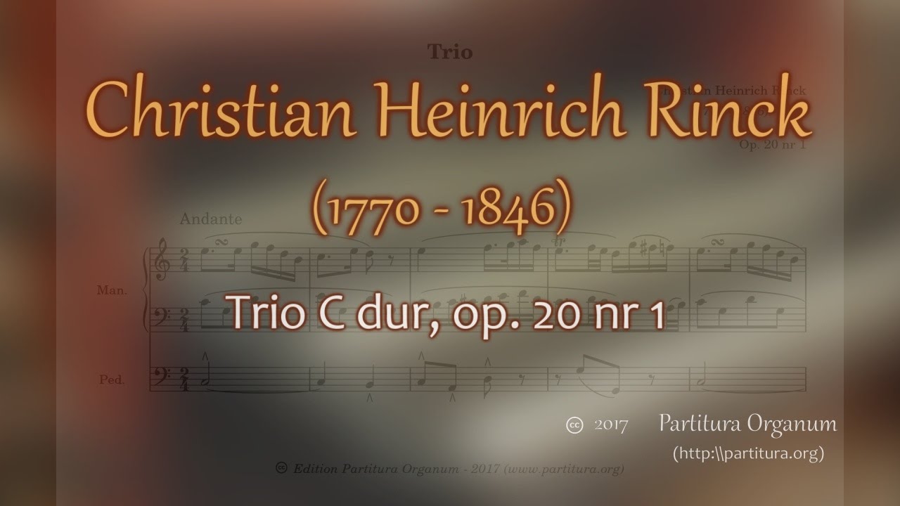 Christian Heinrich Rinck, Trio C dur