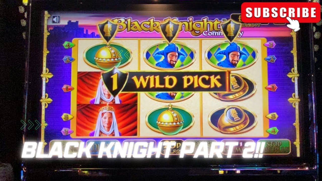 BLACK KNIGHT - Single slot series! Part #2 - gameplay and bonuses!!