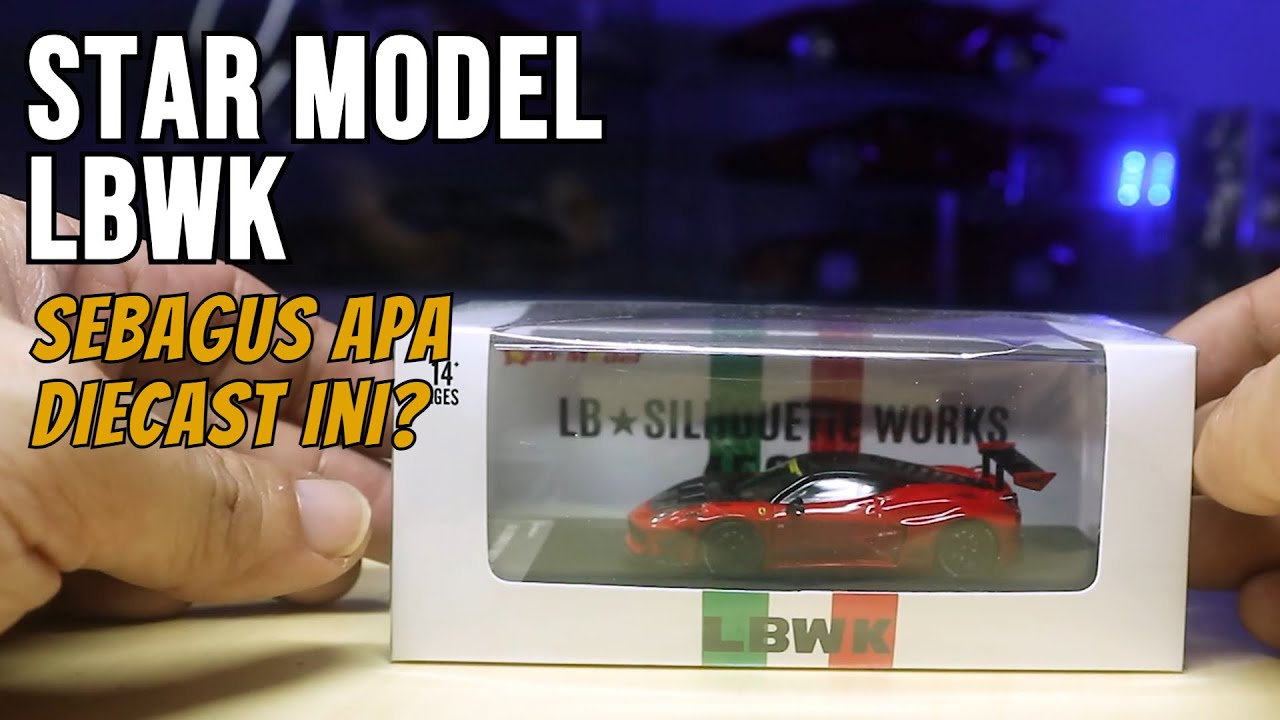 BAGUS TAPI.., DIECAST STAR MODEL FERRARI 458 LB SILHOUETTE WORKS LIBERTY WALK