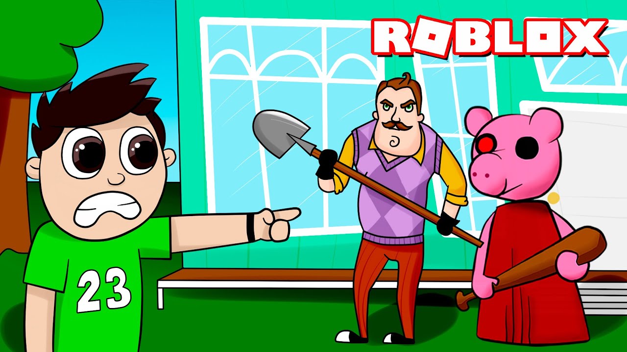 CREAN el MAPA de HELLO NEIGHBOR en PIGGY BUILD MODE !!