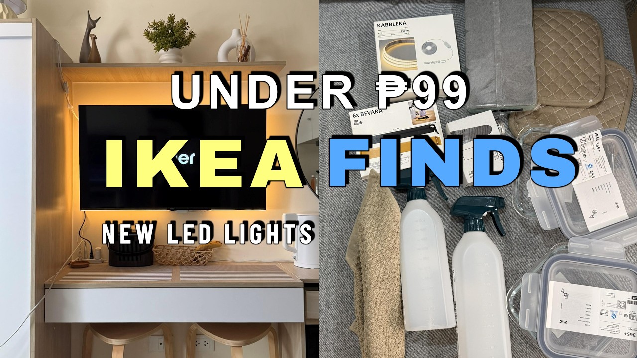 IKEA Finds Under 99 Pesos?! + New LED Lights
