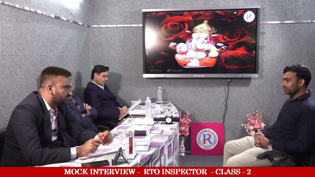 RTO INSPECTOR | CLASS - 2 | KHUMAN BHARAT | SUCCESSFUL CANDIDATE | MOCK INTERVIEW |