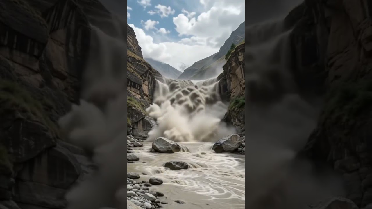 Nepal flash flood Lhende Khola River