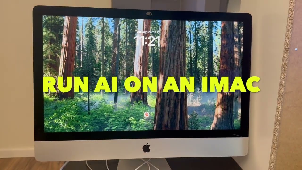 AI on a 2020 iMac (Part 1) - Loading the Software