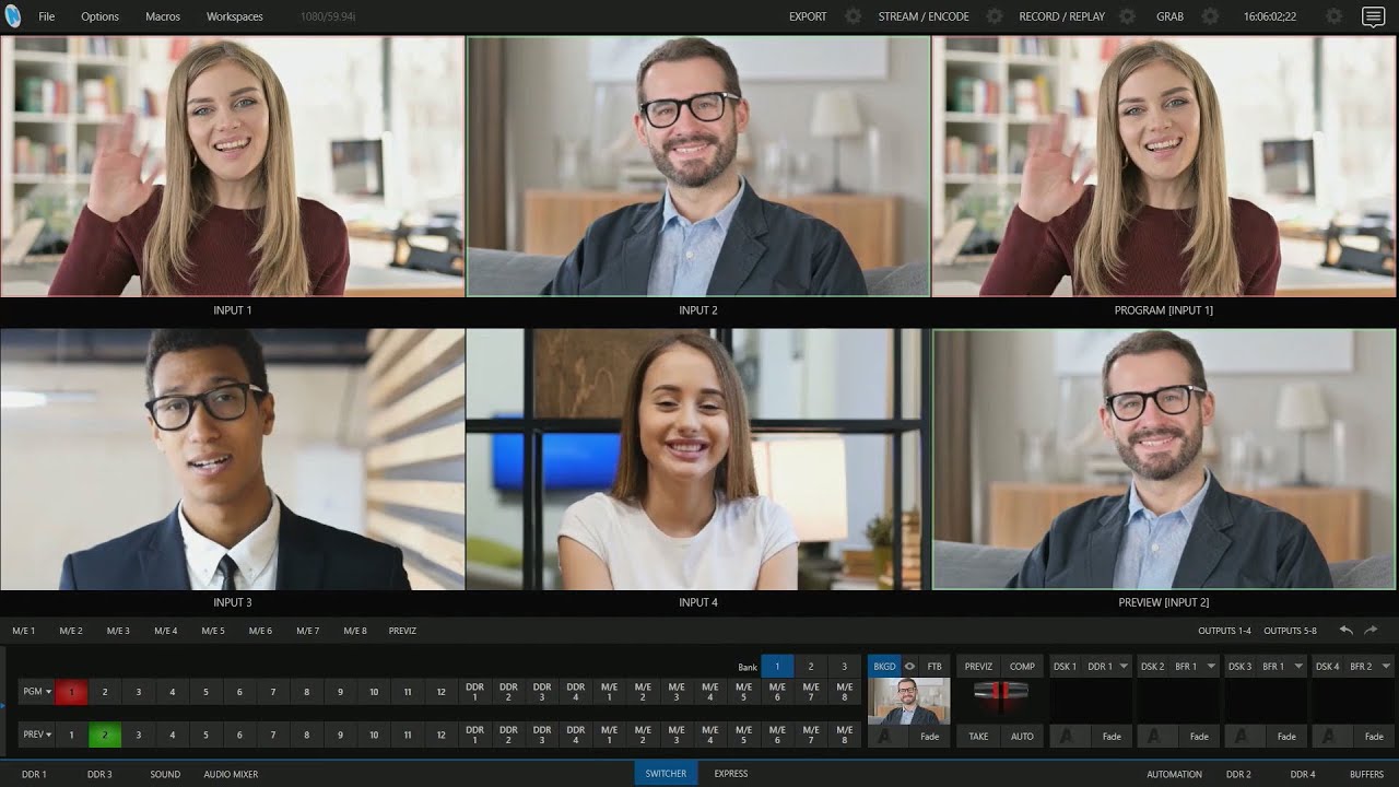 NewTek Tricaster 2 Elite Live Call Zoom Skype Microsoft Team