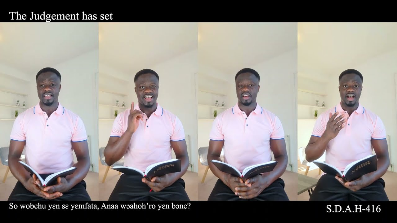 The Judgement has set...//#ghanaentertainment #choir #gospelmusic #hymn