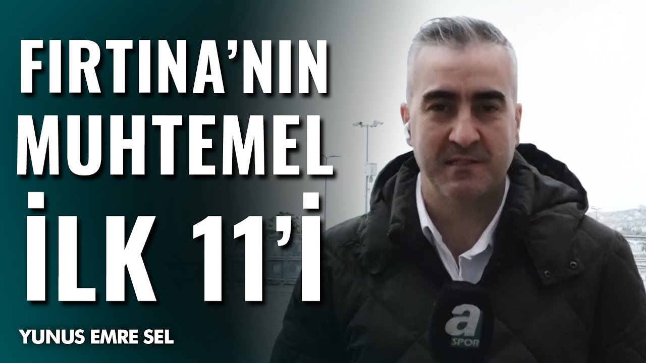 Yunus Emre Sel Trabzonspor'un Kasımpaşa Karşısında Muhtemel İlk 11'ini Aktardı