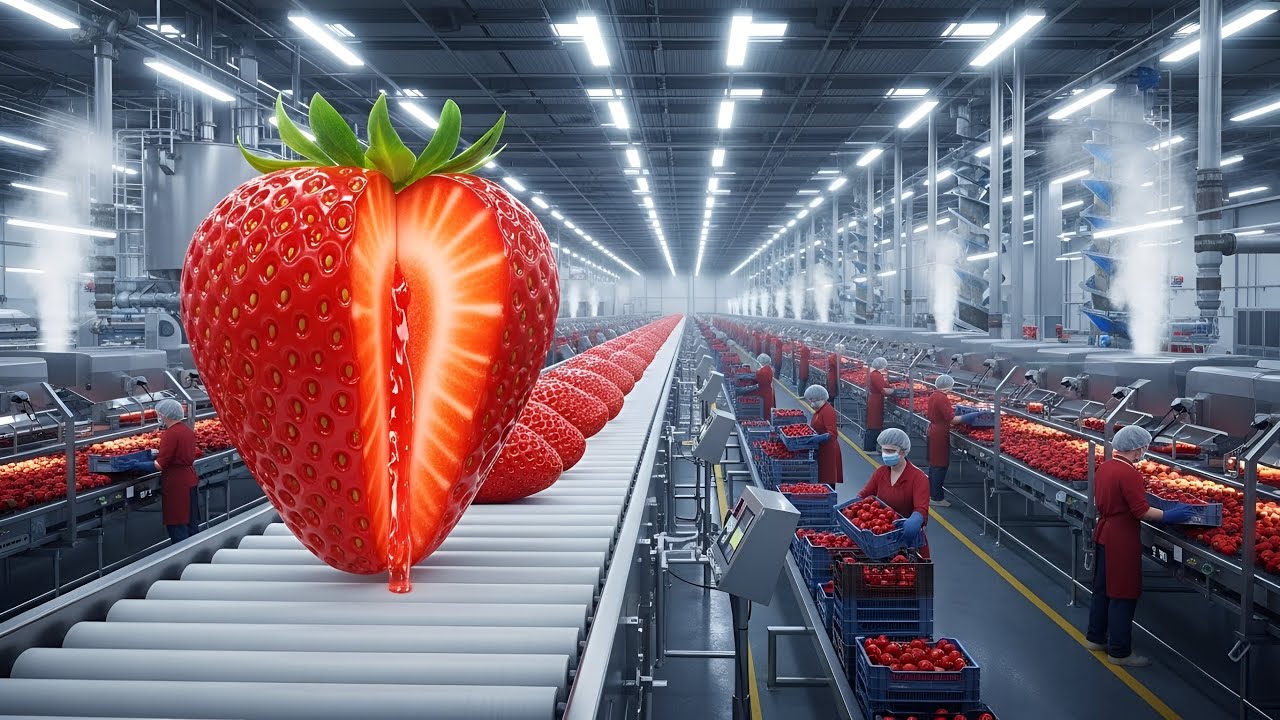Inside the Industrial Strawberry Farm &ndash; How Sweet Fruits Are Mass Produced for the World