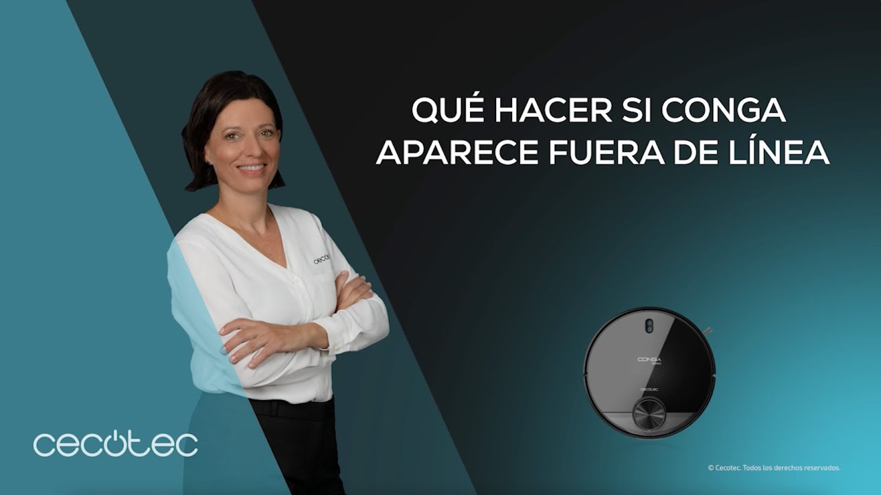 Qu&eacute; hacer si el robot aspirador Conga aparece fuera de l&iacute;nea