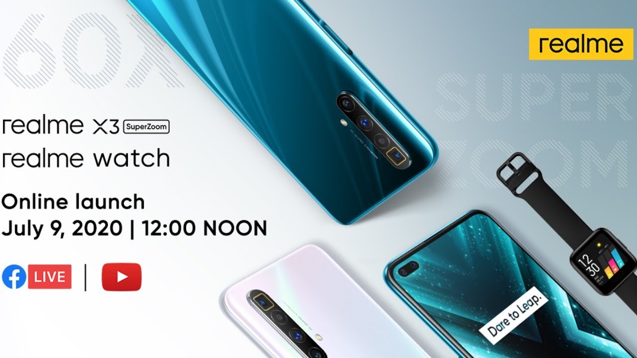 realme X3 SuperZoom I realme Watch Online Launch