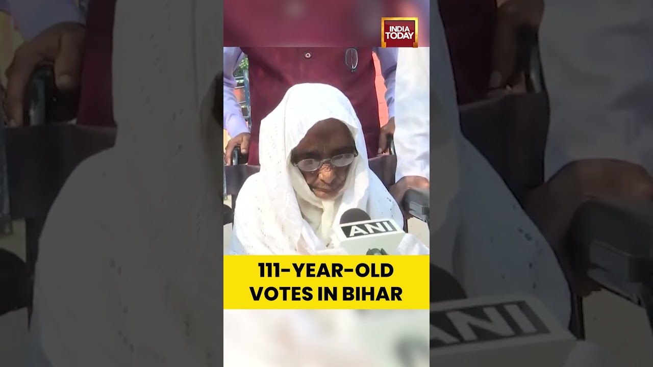Supaul&rsquo;s 111-Year-Old #NasimaKhatun #CastsVote in #Phase2 of #BiharElections2025 | #indiatoday