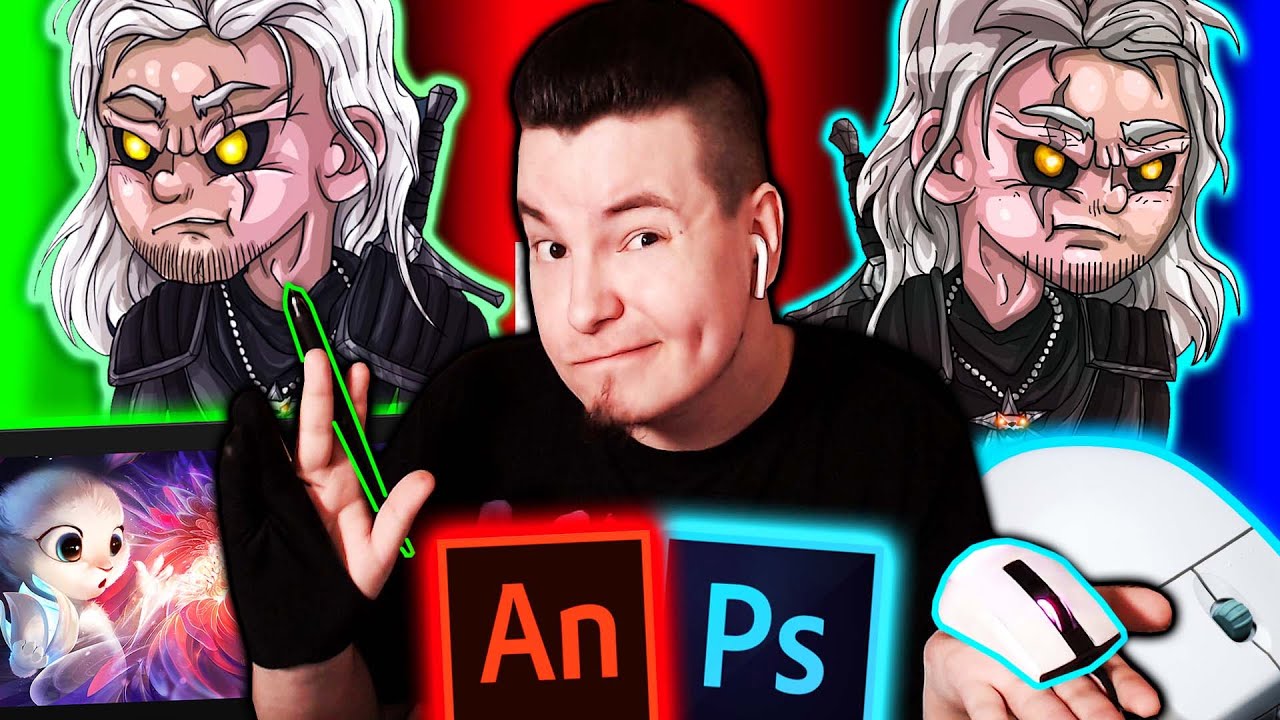 GRAFIK vs MYSZKA - LEPSZA niż TABLET GRAFICZNY?