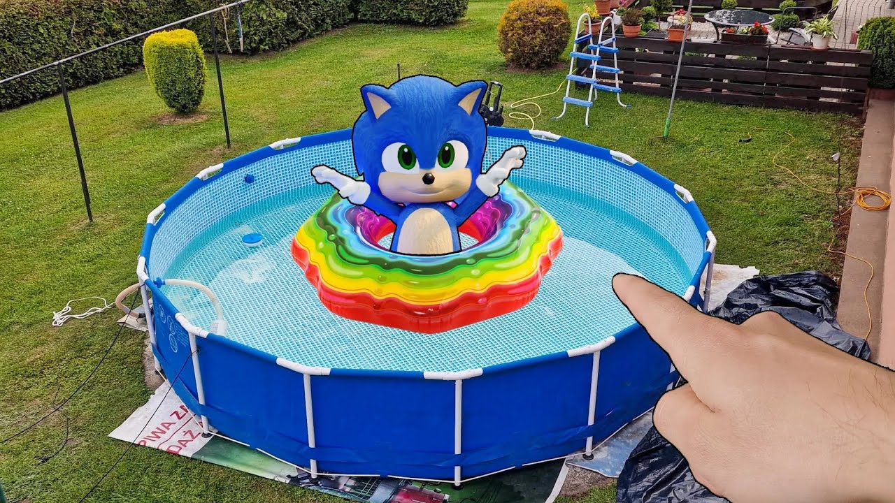 ZROBIŁEM BASEN DLA BABY SONIC w PRAWDZIWYM ŻYCIU!