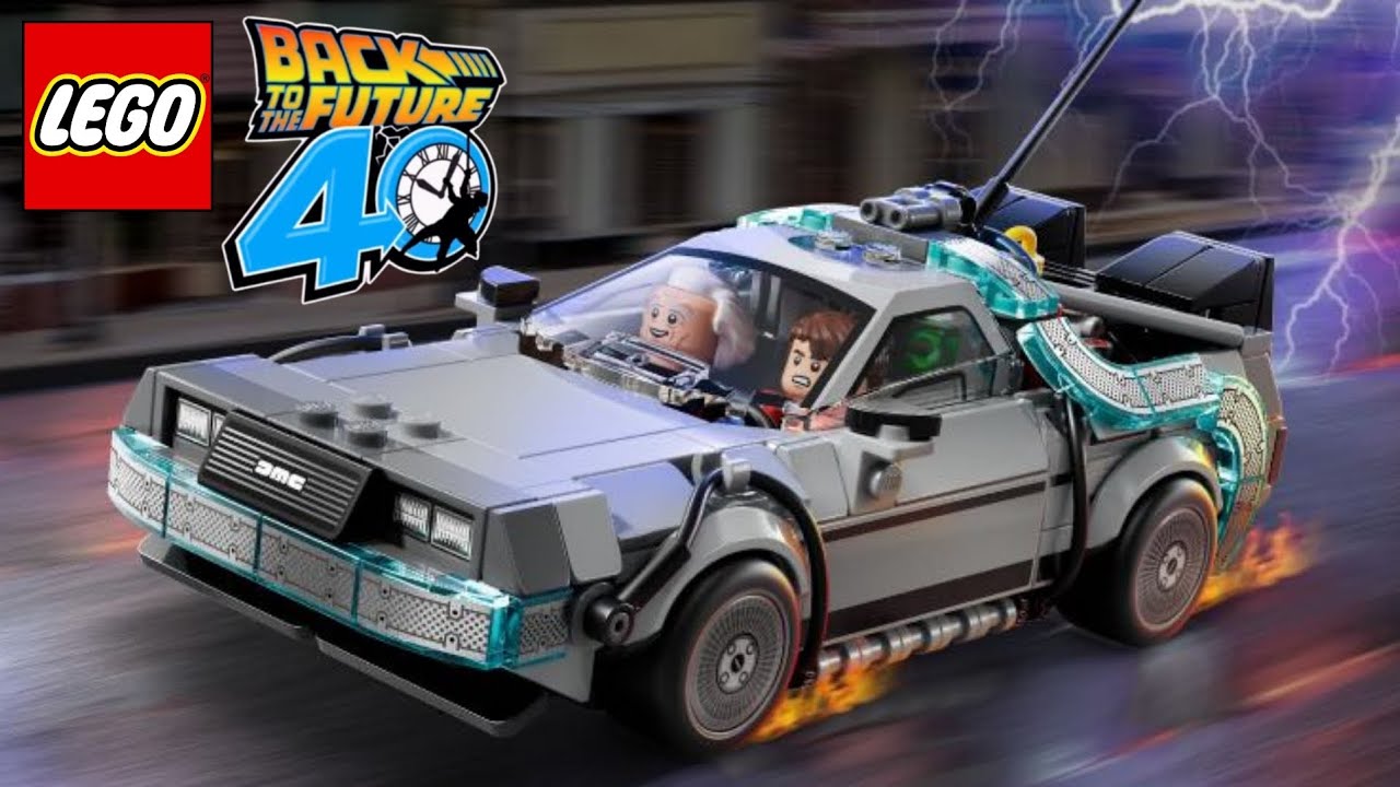 LEGO 77256 DELOREAN ИЗ НАЗАД В БУДУЩЕЕ! ОБЗОР