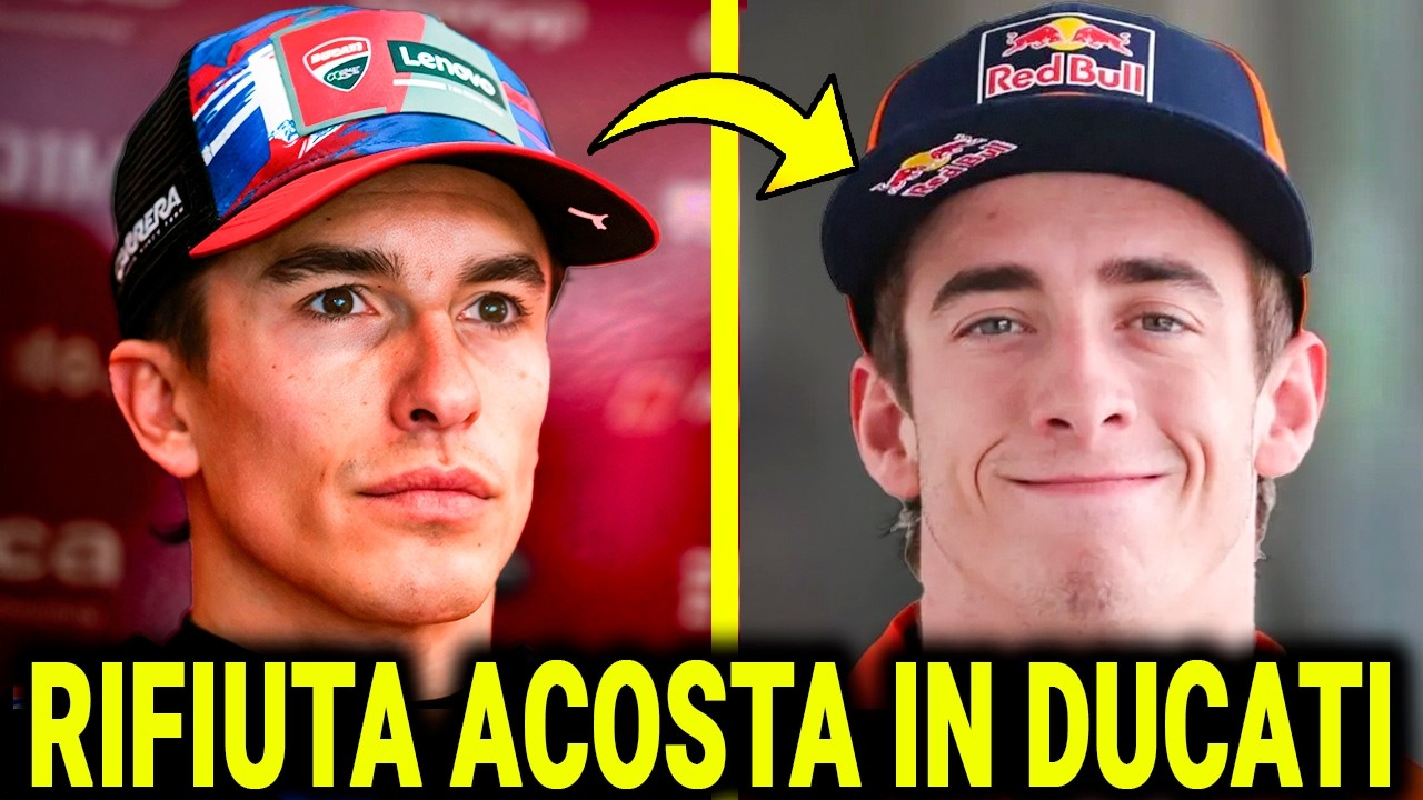 Marquez ha preso MALISSIMO la firma di ACOSTA in DUCATI: Non sopporta che abbiano fatto fuori ALEX!