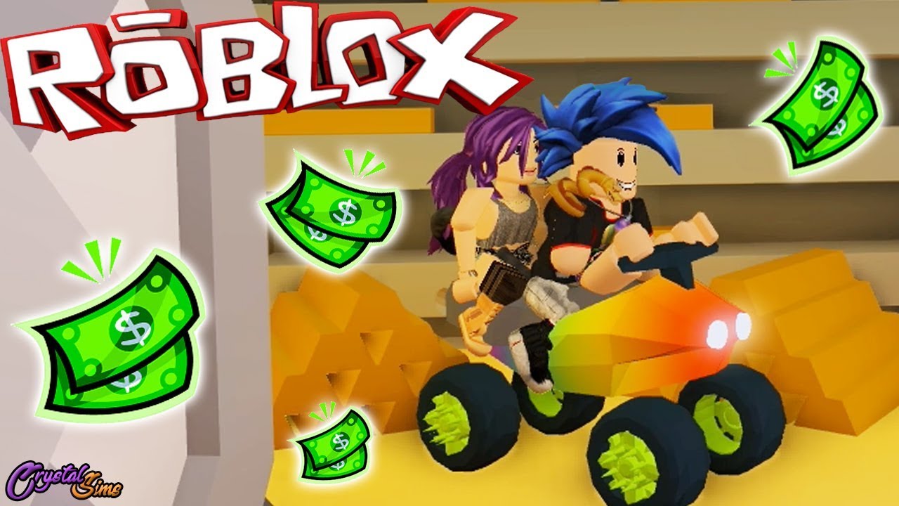 ROBAMOS EL BANCO EN QUAD | JAILBREAK ROBLOX | CRYSTALSIMS