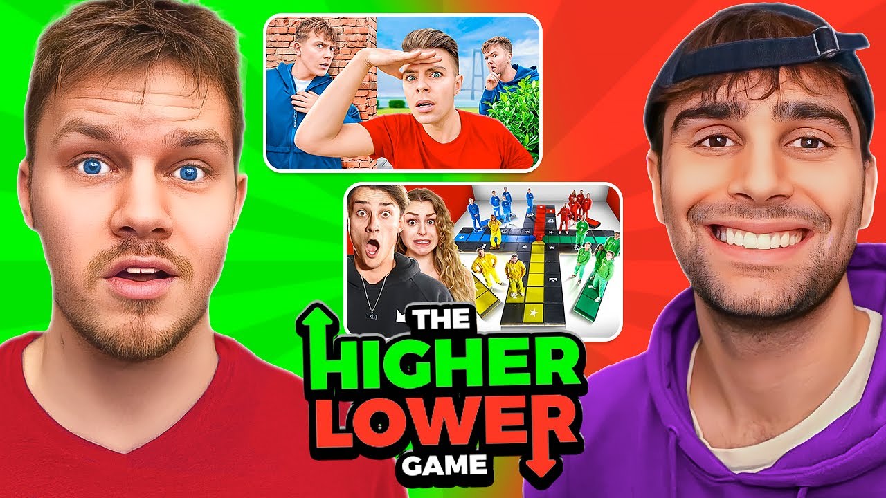 Danske YouTube videoer Higher or Lower med Mat!