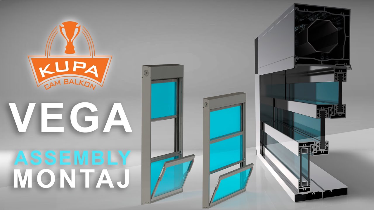 Vega Silinebilir Giyotin Cam Balkon Montajı