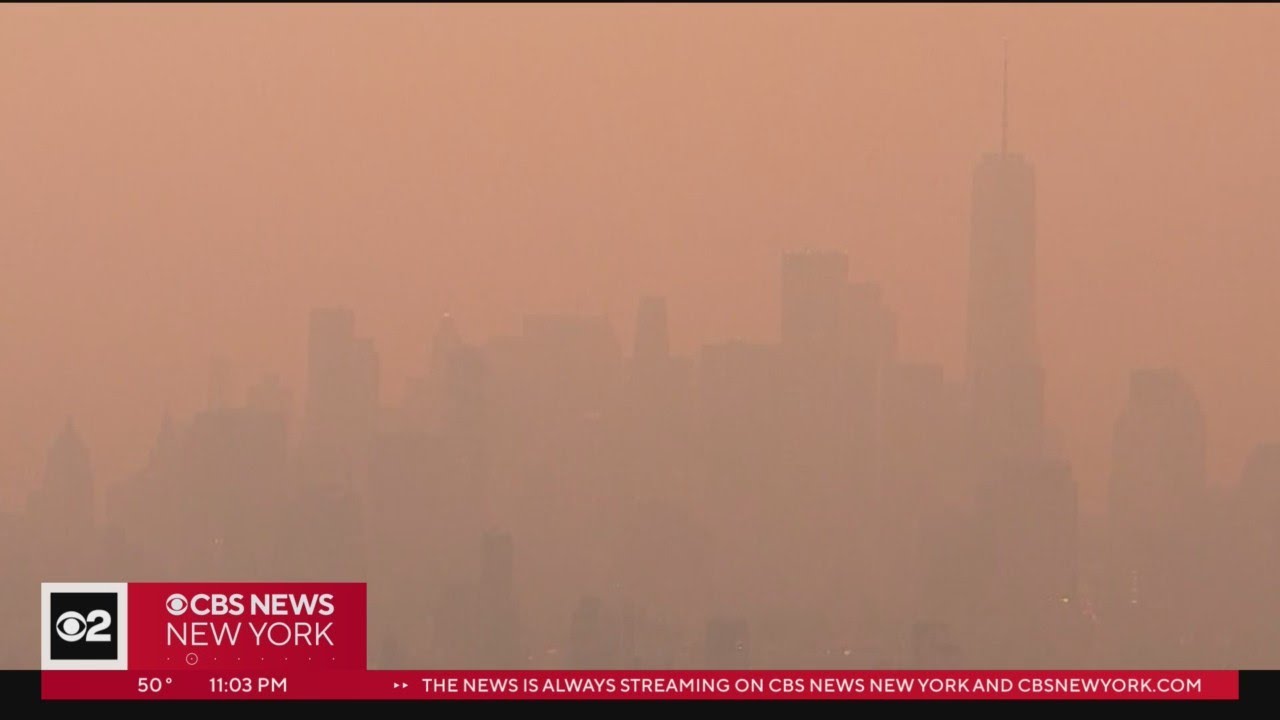 New Yorkers warned to avoid the outdoors due to poor air quality