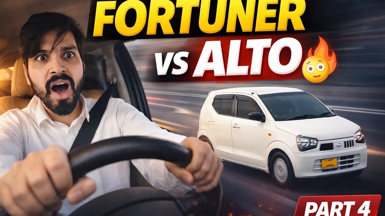 Fortuner vs Alto 😳🔥 | Highway Top Speed Race | Part 4