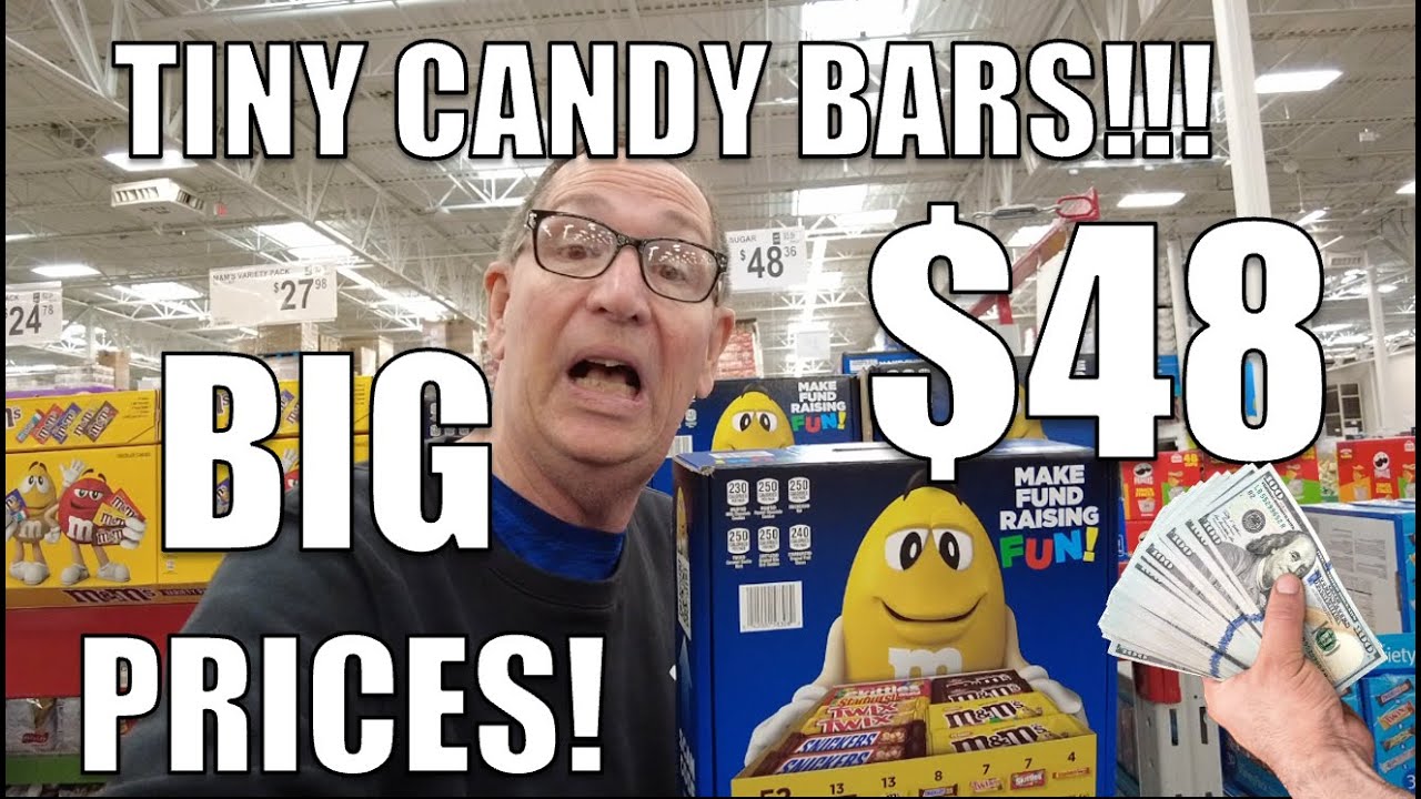 $48 TINY CANDY BARS!!! SHRINKING FOOD-HIGHER PRICES!! PAY MORE & GET LESS!! Food Shopping Vlog