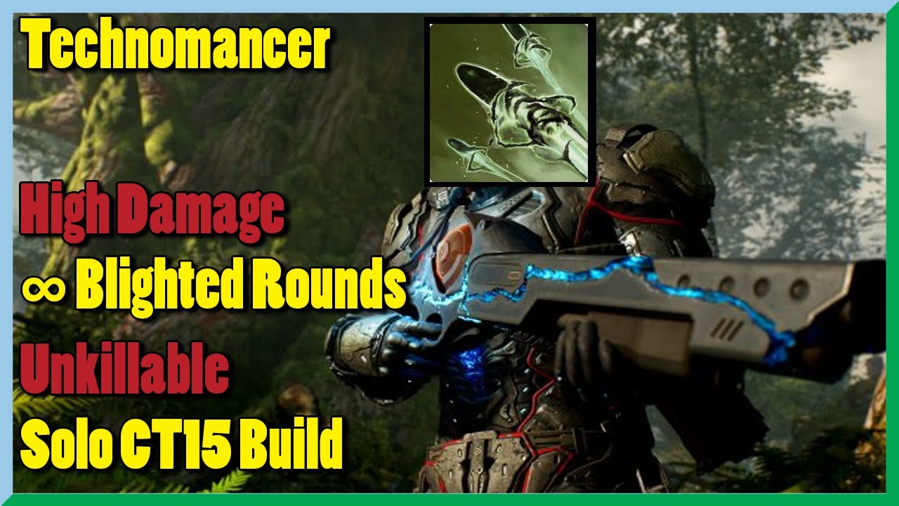 Outriders | T15 Technomancer | Blight Rounds Build Breakdown