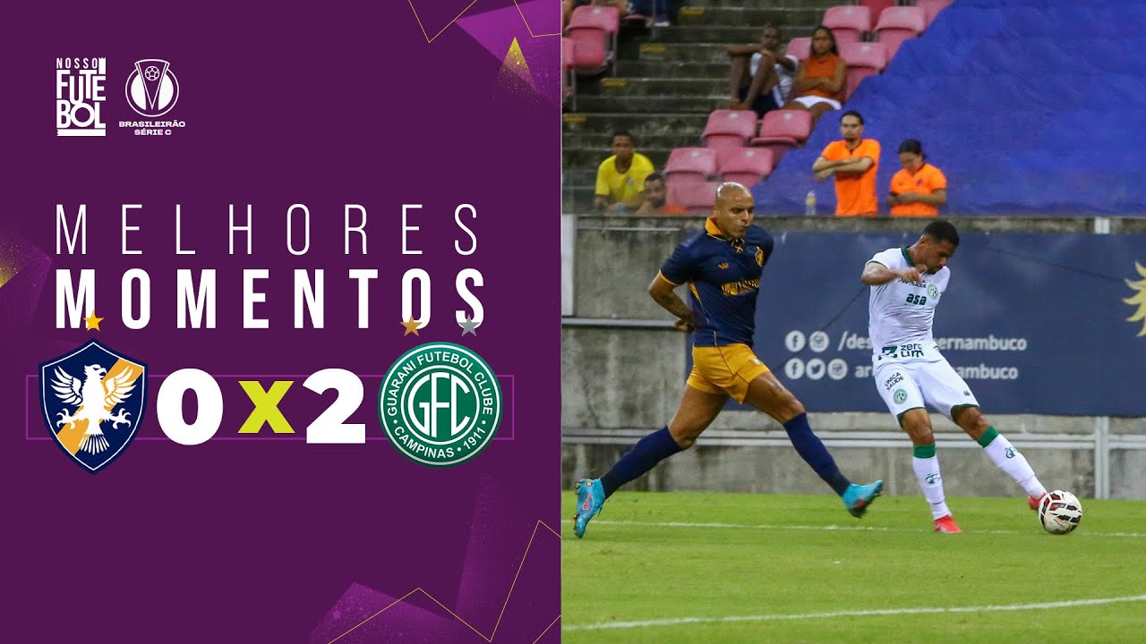 ISAQUE EM NOITE DE GARÇOM - Retrô 0 x 2 Guarani - Melhores Momentos - Série C 2025