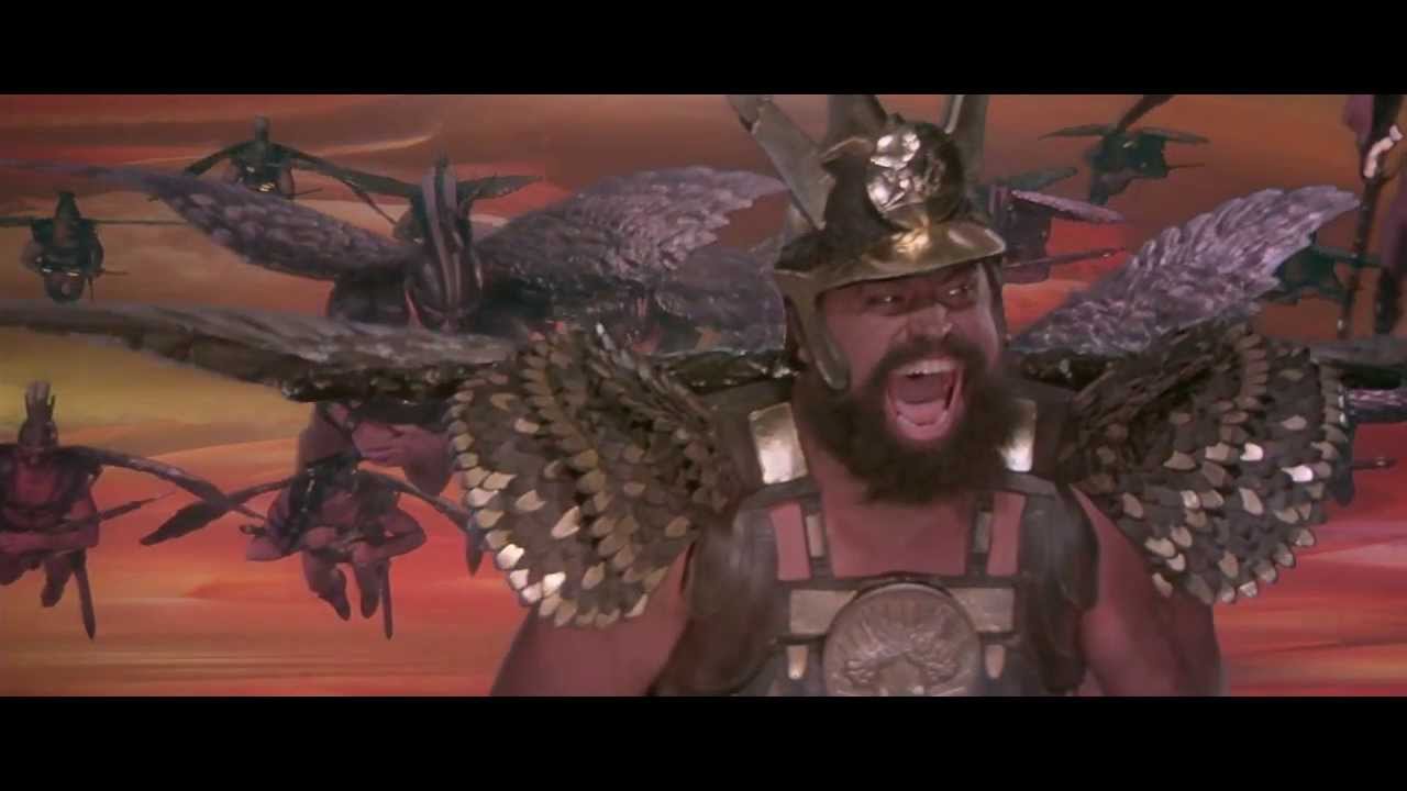 Flash Gordon (1980) - Hawk Men... DIVE!!!  (HD)