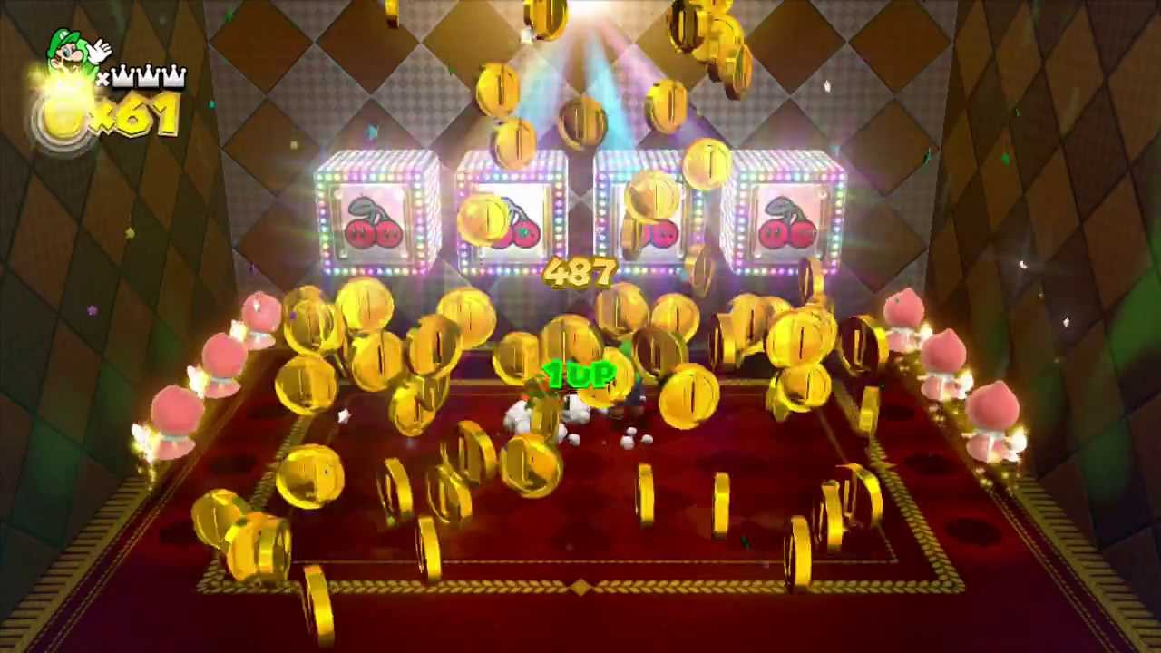 Jump on the Beat Casino Trick - Super Mario 3D World - 777!!