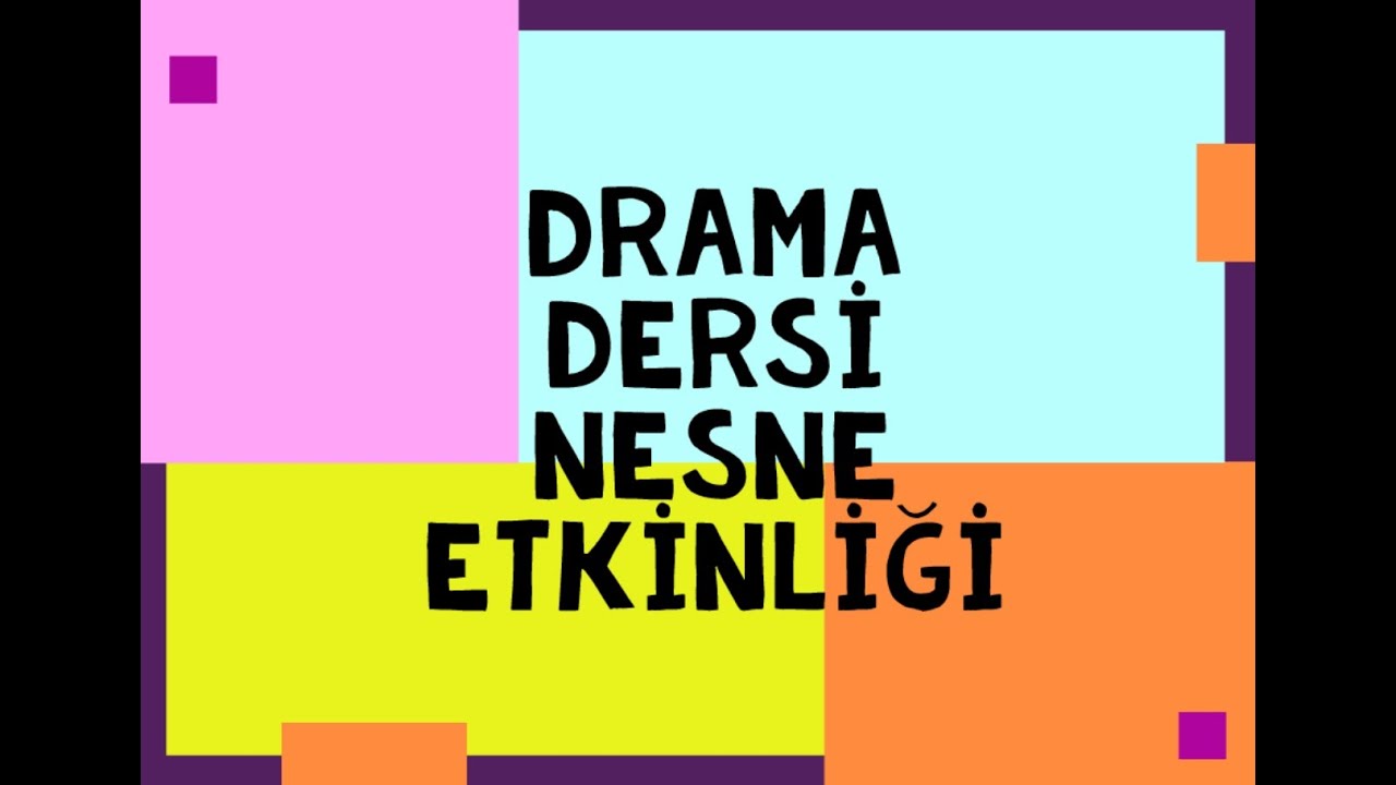 Drama Dersi - Nesne Etkinliği - Hayal gücü ısınma çalışmaları #Evdekal