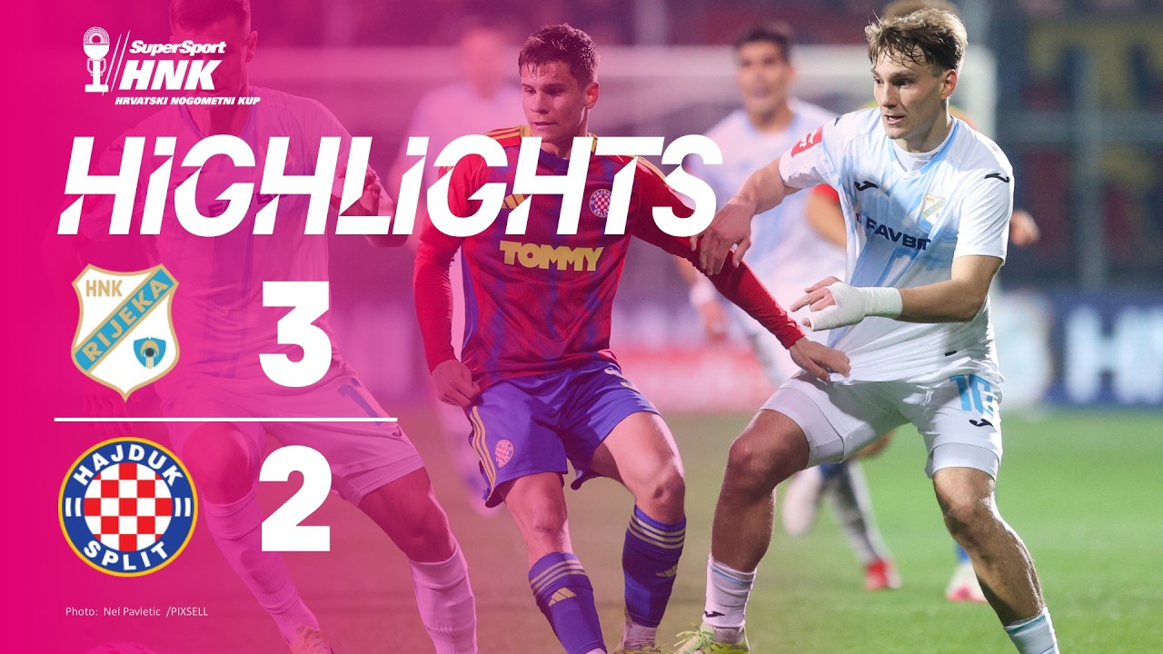 RIJEKA vs HAJDUK 3:2 (četvrtfinale, SuperSport HNK 25/26)